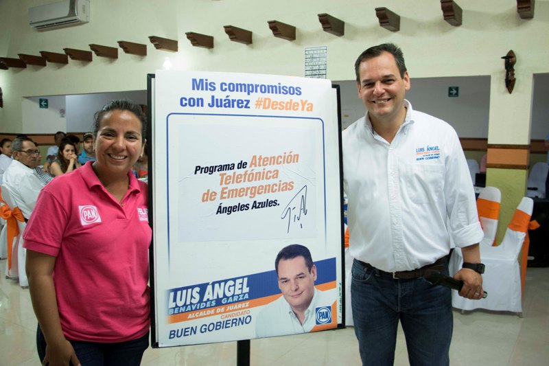 Presenta Luis Ángel Benavides el programa de ‘Ángeles Azules’ 