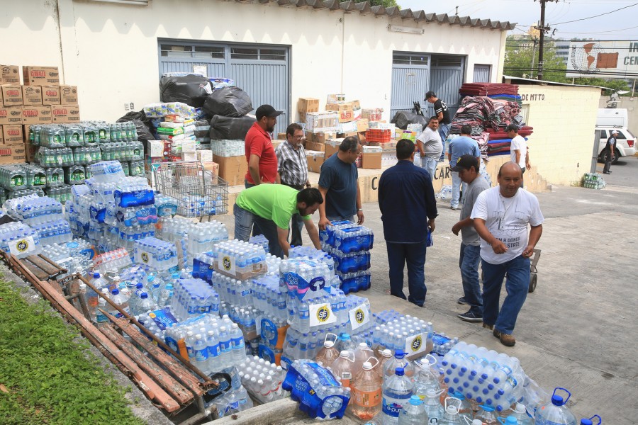 El municipio de Monterrey dio a conocer que se enviaron 10 toneladas de ayuda 