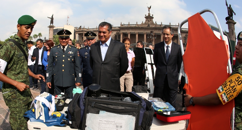 Realizaron muestras de la estrategia para la atención de casos de desastre 